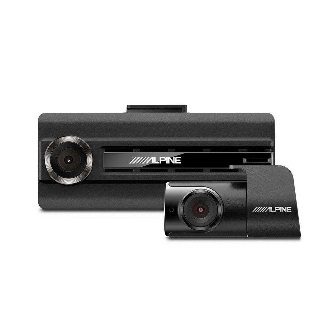 Alpine DVR-C310R WiFi Enabled Premium 1080P Dash Camera Bundle (Front & Rear) with Impact Recording