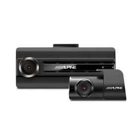 Alpine DVR-C310R WiFi Enabled Premium 1080P Dash Camera Bundle (Front & Rear) with Impact Recording