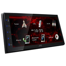 Charger l&#39;image dans la galerie, JVC KW-M180BT 2 DIN 6.75&quot; Media Player USB Mirroring For Android Bluetooth + CAM1500 Backup Camera