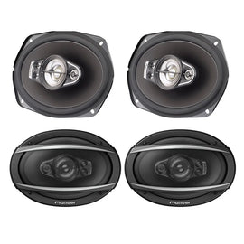2 Pairs Pioneer TS-A6970F 600W Max, 100W RMS 6