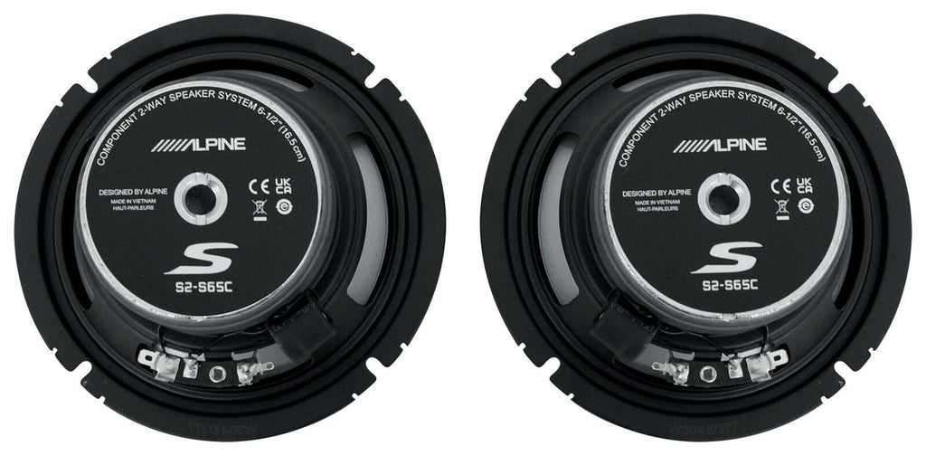 Alpine S2-S65C - Next-Generation S-Series 6.5" Component Speaker Set