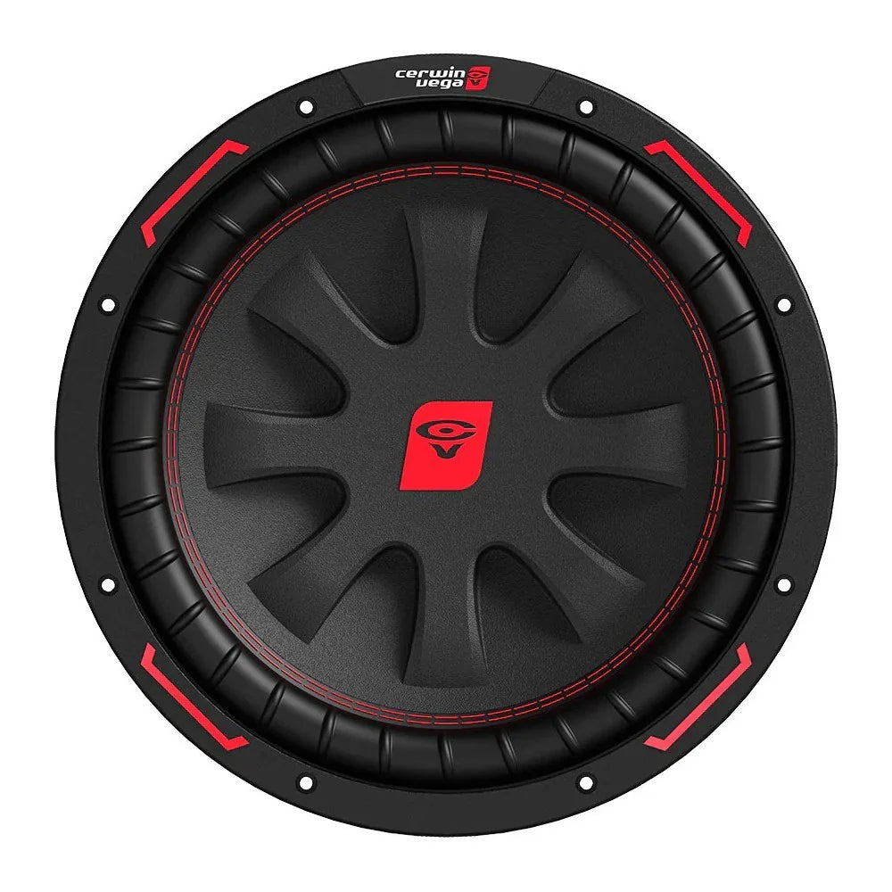 2 Cerwin Vega CVP12D4 12" Car Subwoofers & TM1.3000D 3000W Micro Mono Amplifier