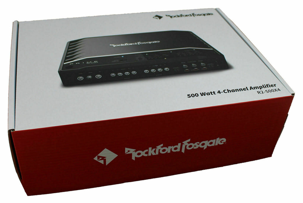 Rockford Fosgate Prime 500W 4-Channel Full Range Class D Amplifier R2-500X4