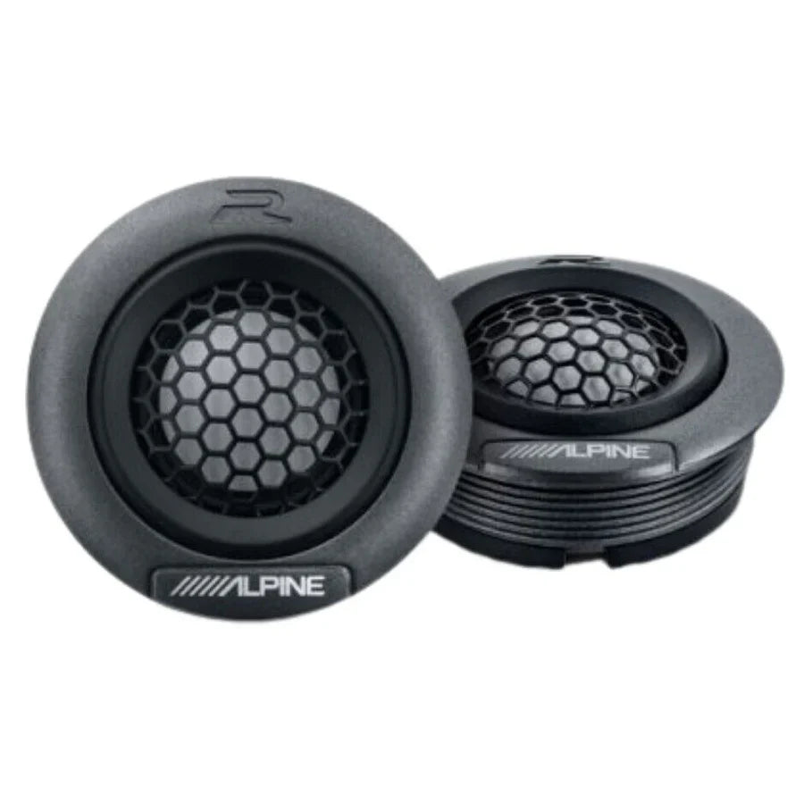 Alpine R2-S65 6.5" Coaxial+R2-S65C Component Speakers + R2-A60F Amplifier Bundle