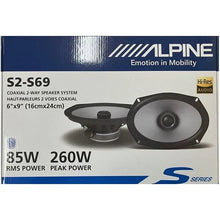 Load image into Gallery viewer, Alpine BBX-F1200 4 Channel Amp+ 4 S2-S69 6x9" Speakers + KIT4 Amp Kit