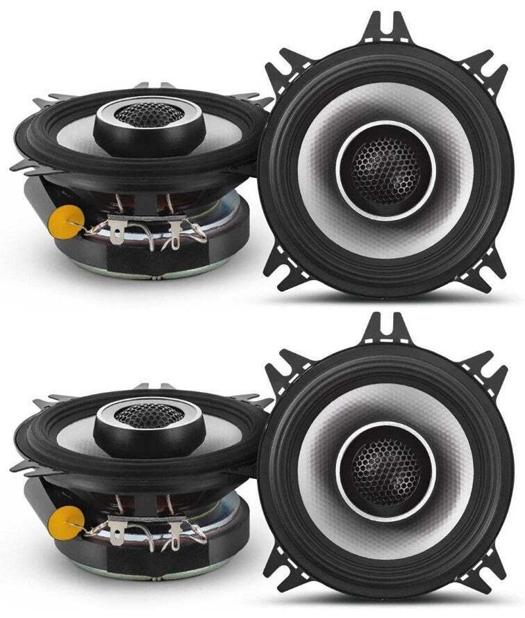 (4) ALPINE S2-S40 140 Watt 4" Coaxial 2-Way Car Audio Speakers