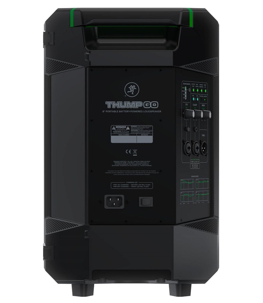 2 Mackie Thump GO 8" Portable Battery-Powered Loudspeaker