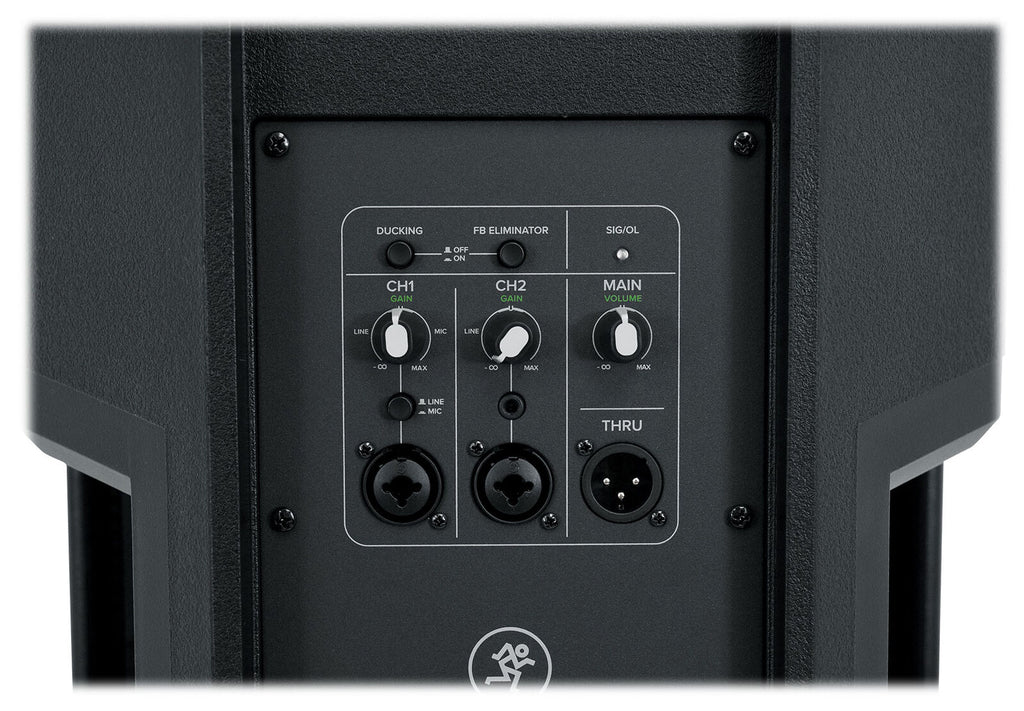 Mackie Thump212 1400W 12" Powered Loudspeaker Bundle with MR DJ Speaker Stand XLR Cable