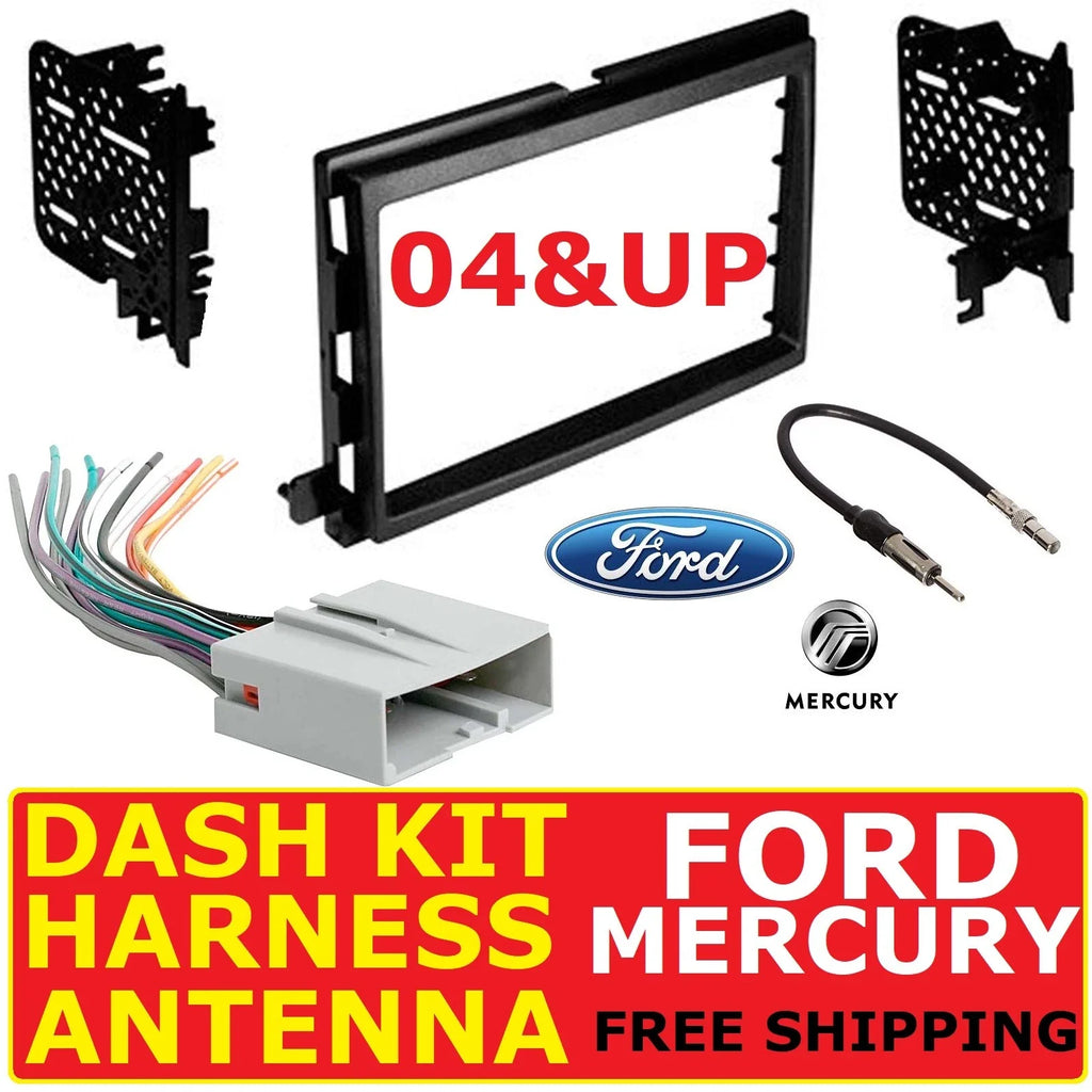 AI FMK-542 Dash Kit Fits select 2004-07 Ford and Mercury vehicles double-DIN Package