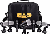 Cad Audio Stage7 Premium 7-Piece Drum Instrument Mic Pack Vinyl Carrying Case