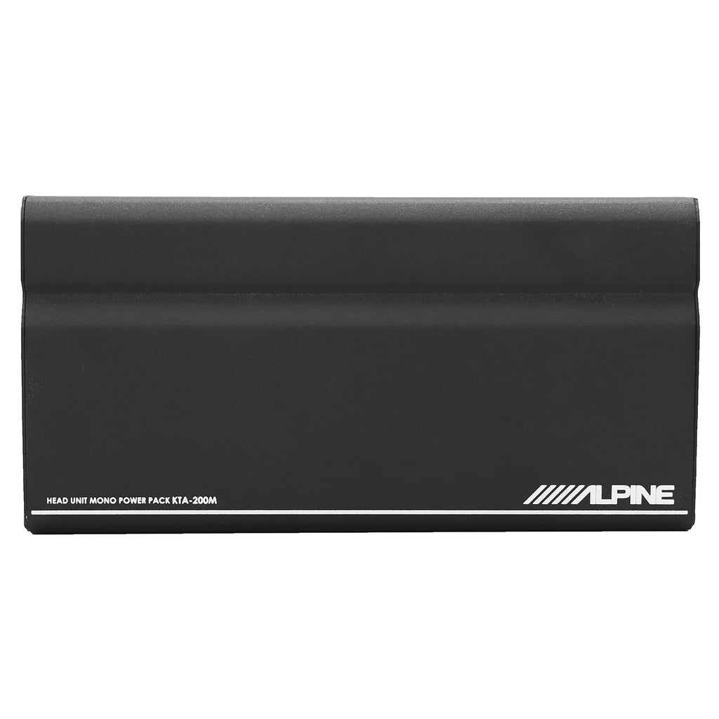 Alpine S-SB12V 12" Vented Loaded Halo Enclosure with Alpine KTA-200M PowerStack Amplifier