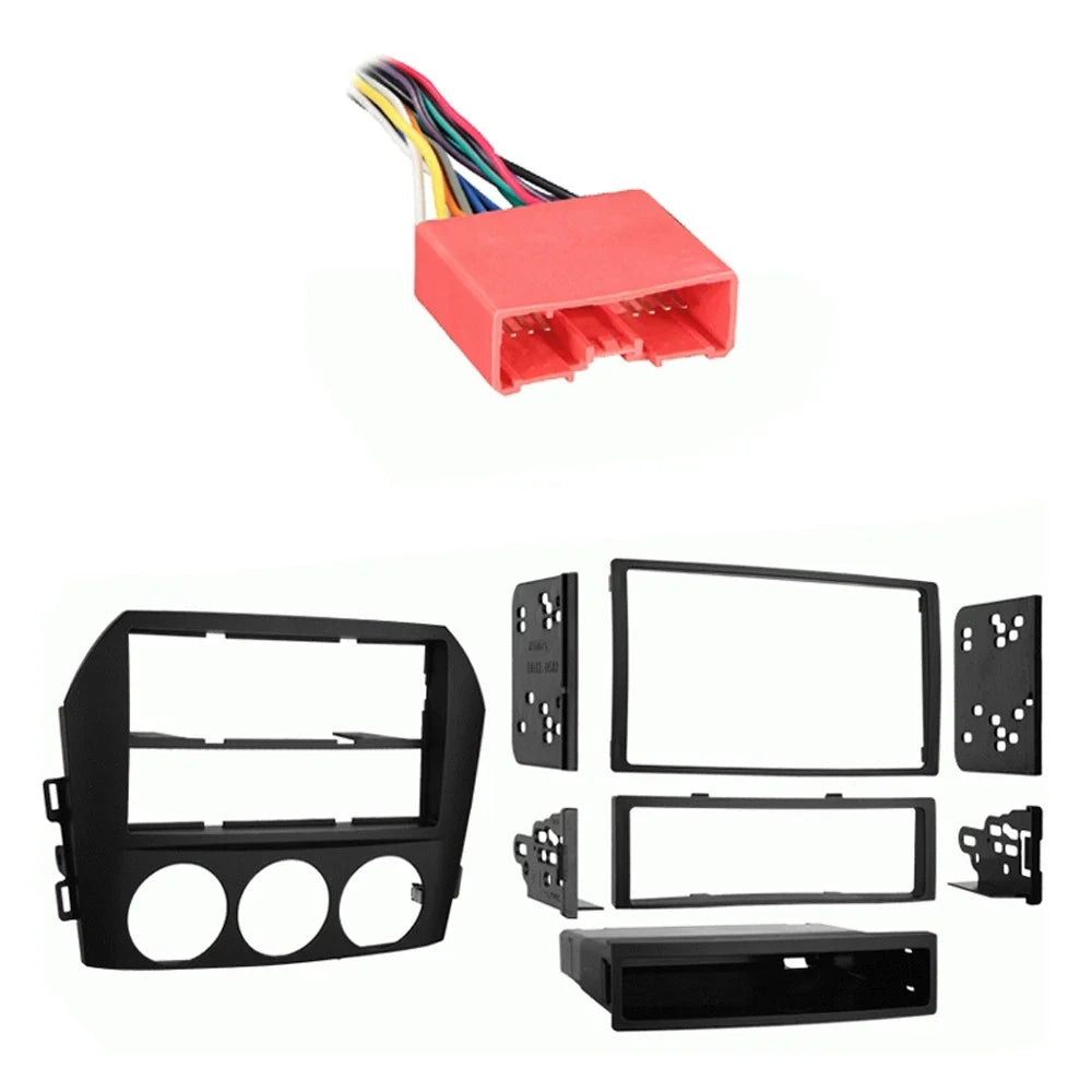 Fit Mazda Miata MX-5 06-08 Multi DIN Stereo Harness Radio Install Dash Kit