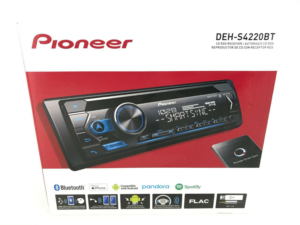 Pioneer DEH-S4220BT CD Receiver Bluetooth + Steering Wheel Control Interface