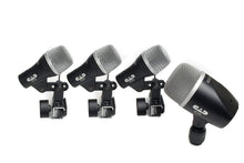 Load image into Gallery viewer, CAD Audio Stage4 4-Piece Drum Microphone Pack w/ Kick, Snare &amp; 2 Tom Mics