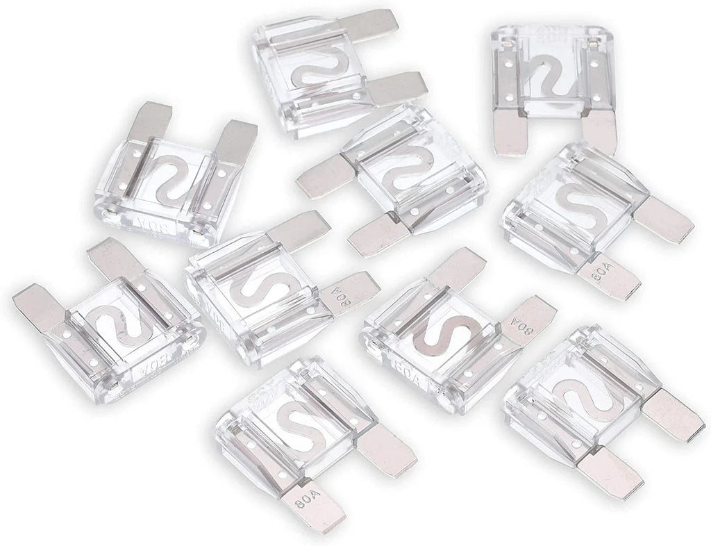 Install Bay MAX80-10 Maxi Fuses 80 AMP - Package of 10