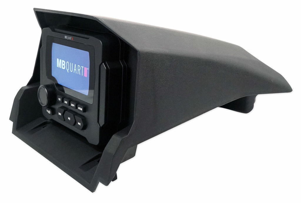 MB Quart MBQX-RAD-1 GMR-LED Receiver, X3 Dash Kit, Harness, Black