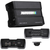 AUTOTEK MM-1125.1D 1100 Watt 1-Ohm Stable Compact Mono Amplifier