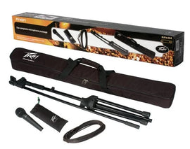 2 Peavey PV MSP1 Complete Microphone with Stand Kit XLR Cable Included