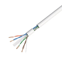 Load image into Gallery viewer, Cat6 Ethernet Cable 23AWG 600Mhz UL Bare Solid Copper Wire UTP 250' White