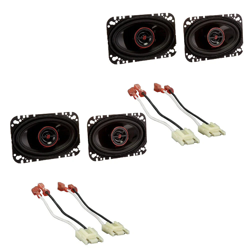 VR10 10" Under Seat Subwoofer 4x6" front/rear truck speakers Fit 1988-1994 GM C/K 1500 2500