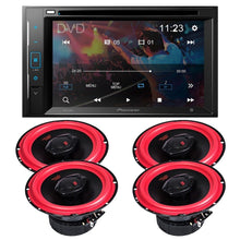 Charger l&#39;image dans la galerie, Pioneer AVH-241EX Double DIN DVD + 2 Cerwin Vega V465 6 1/2&quot; 400W coaxial speakers