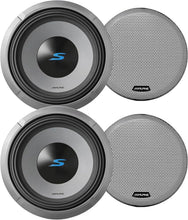 Load image into Gallery viewer, 2 Alpine S2-W12D2 1800W 12" Dual 2 ohm Car Subwoofer + KTE-12G.3 Grille