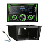 Pioneer FH-S722BS 2-DIN Bluetooth Car Stereo CD + Universal mounting kit for Boat, RV, truck