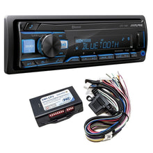 Load image into Gallery viewer, Alpine Single DIN Bluetooth AM/FM Receiver PAC SWI-CP2 Steering Wheel Interface