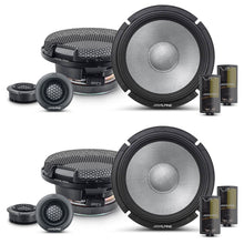 Charger l&#39;image dans la galerie, 2 Pair Alpine R-Series R2-S65C 6.5&quot; 300 Watts Component Car Audio Speaker