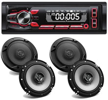 Load image into Gallery viewer, Cerwin Vega CV15BT AM/FM Bluetooth + 2 Kenwood KFC-1666S 6.5" Speaker
