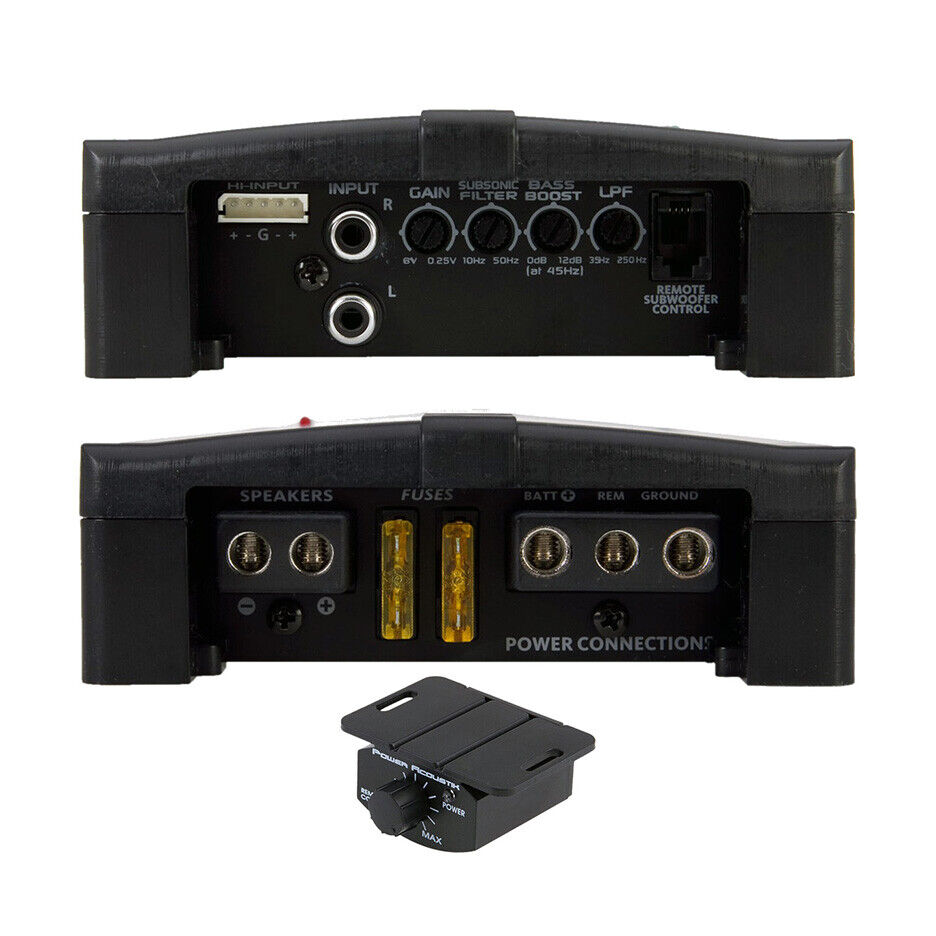 Power Acoustik RZ1-1500D RAZOR Series Monoblock Amplifier