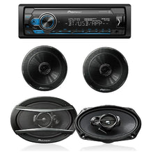 Charger l&#39;image dans la galerie, Pioneer MVH-S322BT  1 DIN MP3 Digital Media Player &amp; 6.5&quot; &amp; 6x9&quot;Coaxial Speakers