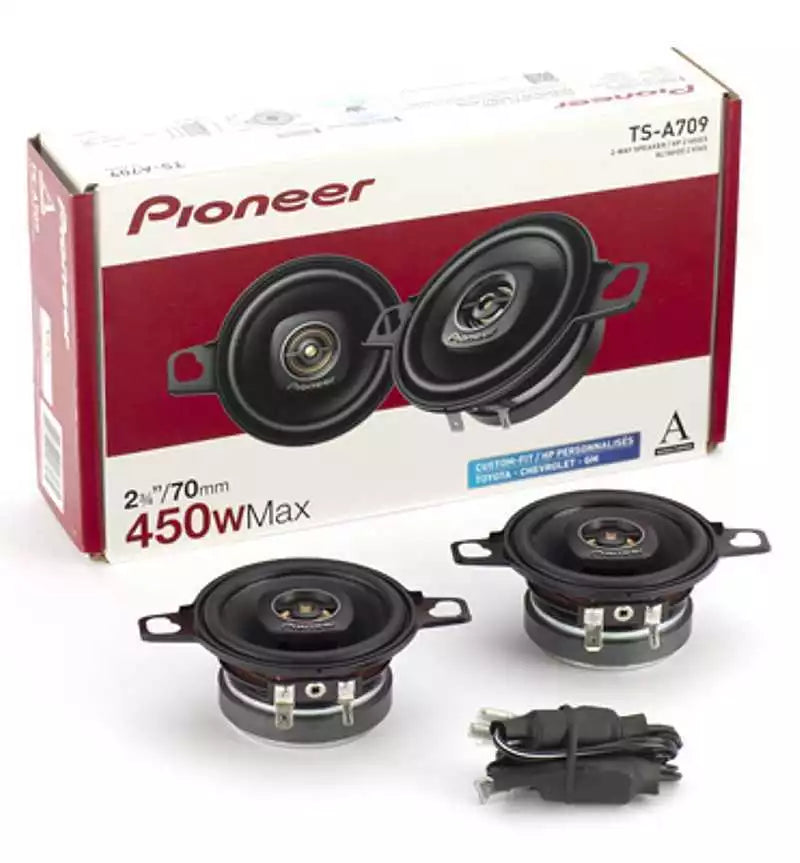 Pioneer TS-A709 2-3/4” 2-Way 450 Watt Power Coaxial Speaker with a 16mm Tweeter