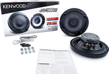 Charger l'image dans la galerie, 2 Pairs Kenwood KFC-1666S 600W 6.5" KFC 2-Way Coaxial Car Speakers + Magnet Phone Holder Bundle