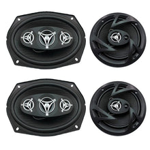 Charger l'image dans la galerie, EF-694 6"x9" Front &amp; EF-653 6.5" Rear Door Speakers Fit 2015-2024 Ford F-150