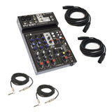 Peavey PV 6 BT 6 Channel Compact Mixing Mixer Console with Bluetooth + 1/4