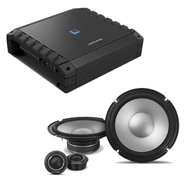 Alpine S2-A36F 4-CH Class-D Amp + S2-S80C 8