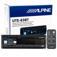 Load image into Gallery viewer, Alpine UTE-83BT Single-DIN Car Digital Media Stereo Bundle Fit 1994-2001 Dodge Ram