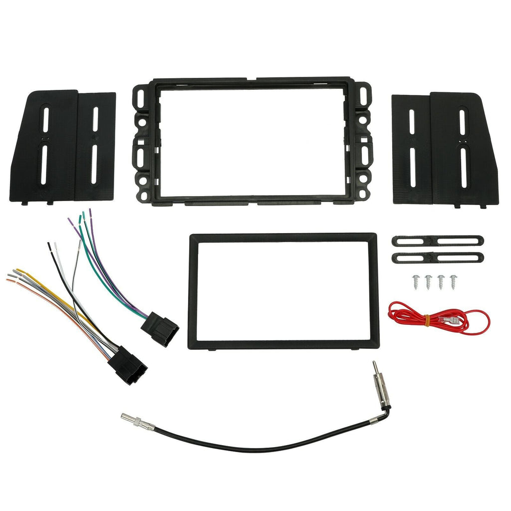 American International GM-K318 CR-6 GWH-406 Car Radio Stereo 2Din Dash Kit Harness Fit 2006-16 Buick Chevrolet GMC Pontiac