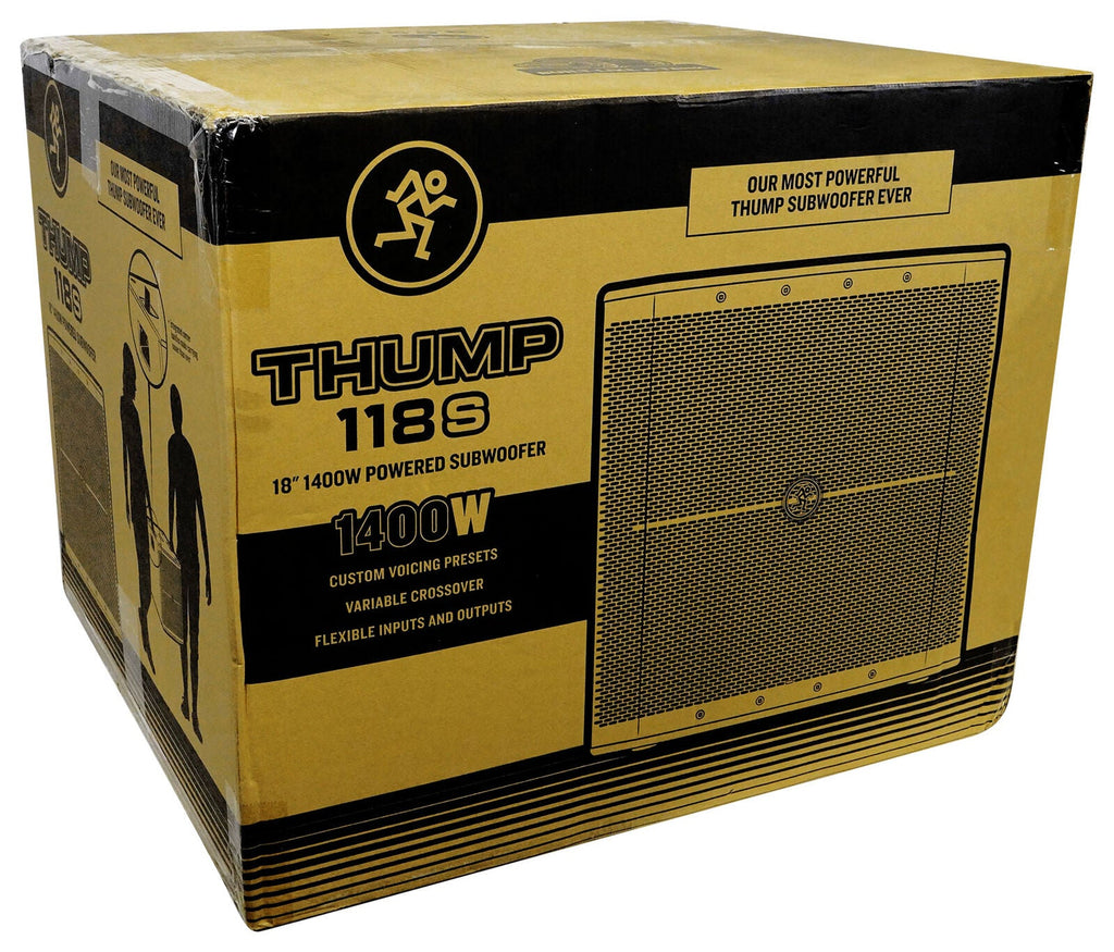 Mackie Thump118S 1400 Watt 18-inch Powered Subwoofer
