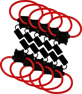 Install Bay MAXIFH-10 Maxi Fuse Holders With Cover 8 Gauge - Package of 10