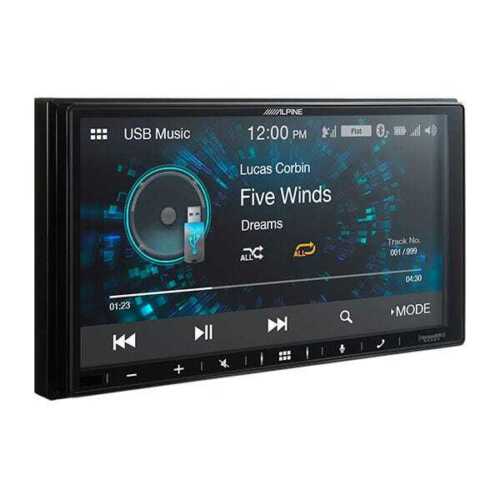 ALPINE iLX-W670 7" Bluetooth Receiver CarPlay Bundle with METRA 70-1771 CD WIRE HARNESS & METRA 95-5817 2-Din Dash Installation Kit compatible with 1995-11 Ford/Lincoln/Mercury/Mazda (3 item)