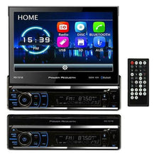 Charger l&#39;image dans la galerie, Power Acoustik PD-721B 7″ Single-DIN Motorized Touchscreen w/DVD/CD &amp; Bluetooth