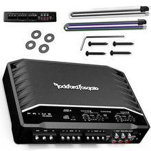 Charger l&#39;image dans la galerie, Rockford Fosgate R2-300X4 300W Amplifier + 4 Gauge Amp Kit