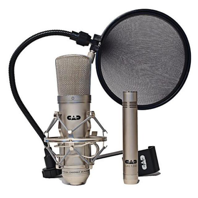 CAD Audio Studio Pack GXL2200SP-2 Condenser Mic Recording Pack