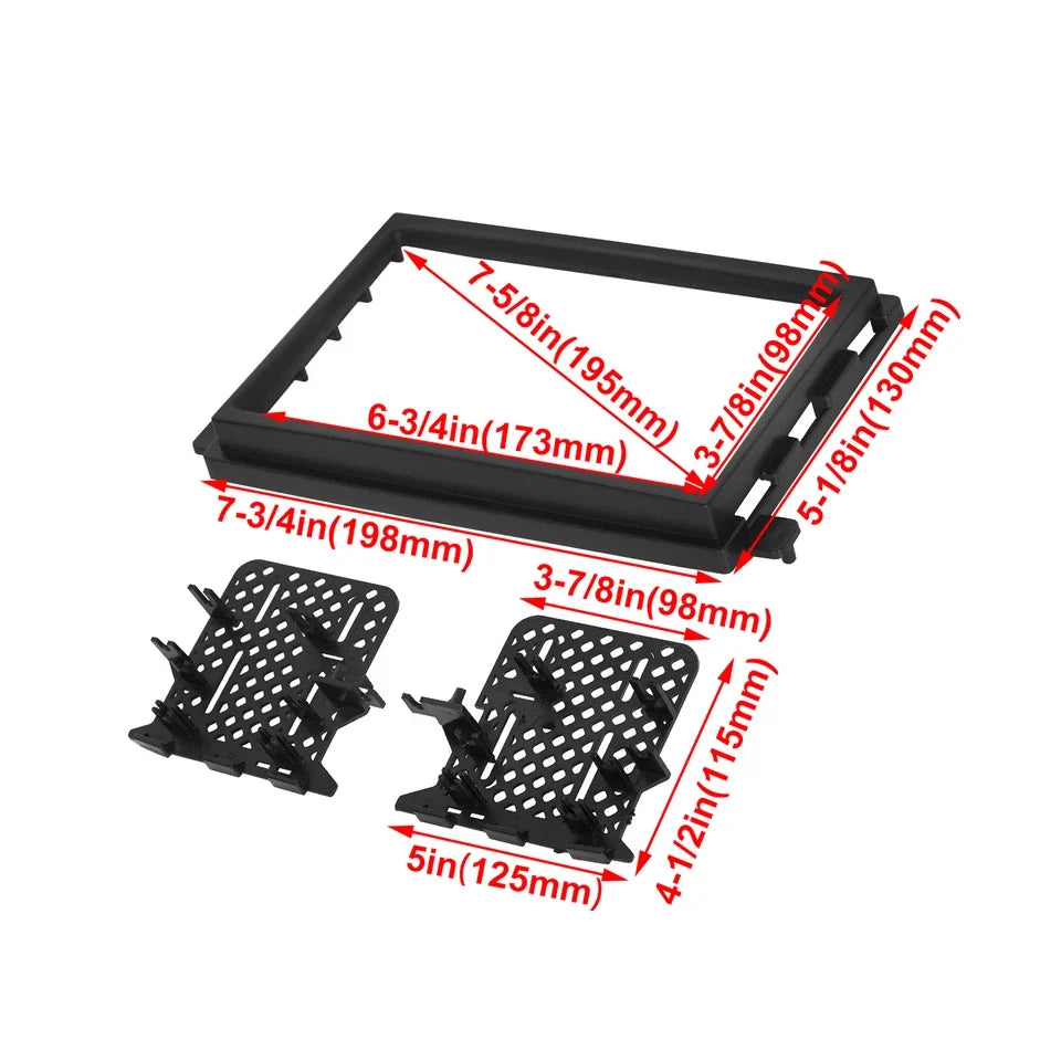 AI FMK-542 Dash Kit Fits select 2004-07 Ford and Mercury vehicles double-DIN Package