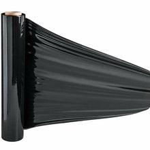 Charger l'image dans la galerie, 4Rolls 80 Gauge Black Stretch Film Shrink Pallet Wrap 18" X 1500 SQFT Heavy Duty