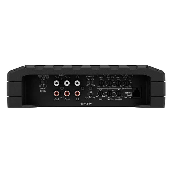 Alpine S2-A55V 5-Ch Amp + 2 S2-S65 6.5" Speaker + S2-W12D4 12" Subwoofer + Accessory Bundle
