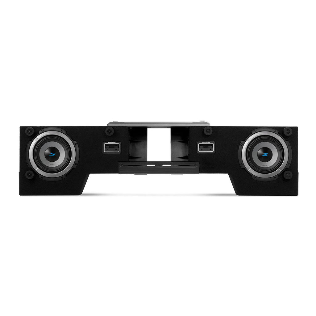 Alpine S2-DB8V-TRK Dual 8” Preloaded Truck Subwoofer Enclosure with ProLink