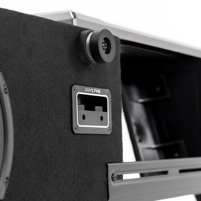 Alpine S2-DB8V-TRK Dual 8” Preloaded Truck Subwoofer Enclosure with ProLink